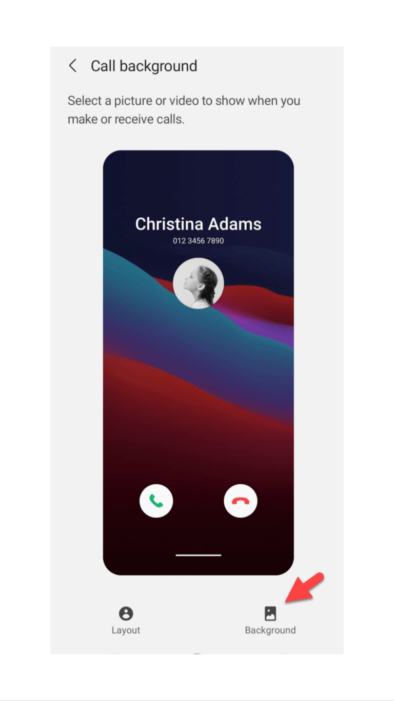 How to Change the Call Screen Background on Samsung (One UI 3.0