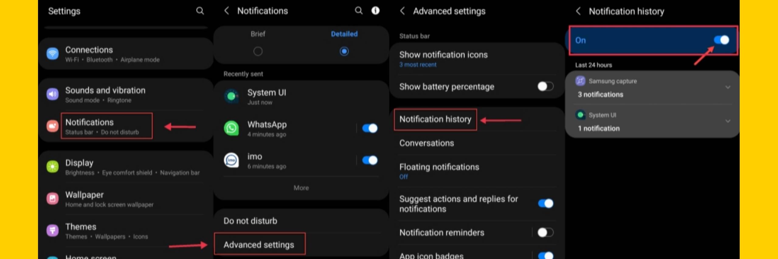 Read the Deleted WhatsApp Messages using Notification History