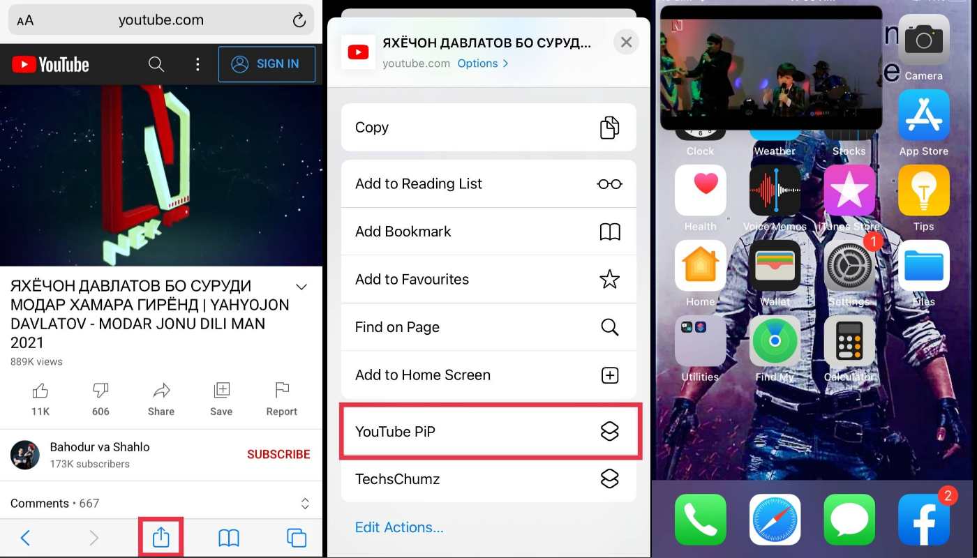 Use iOS 14's PiP mode to watch YouTube videos on your iPhone Safari (step-by-step picture guide)