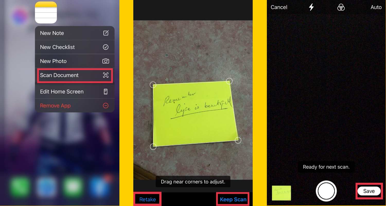 Scan and save a document on your iPhone and iPad using the Notes app (step-by-step guide)