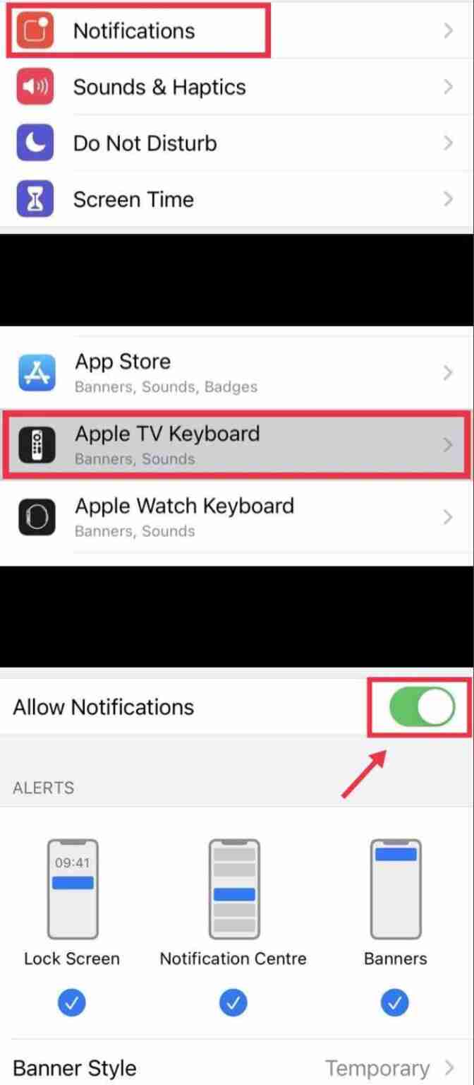 How to Turn Off the Apple TV Keyboard Notification on iPhone and iPad