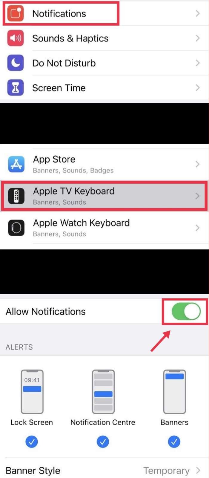 Turn Off the Apple TV Keyboard Notification on iPhone and iPad (step-by-step guide)