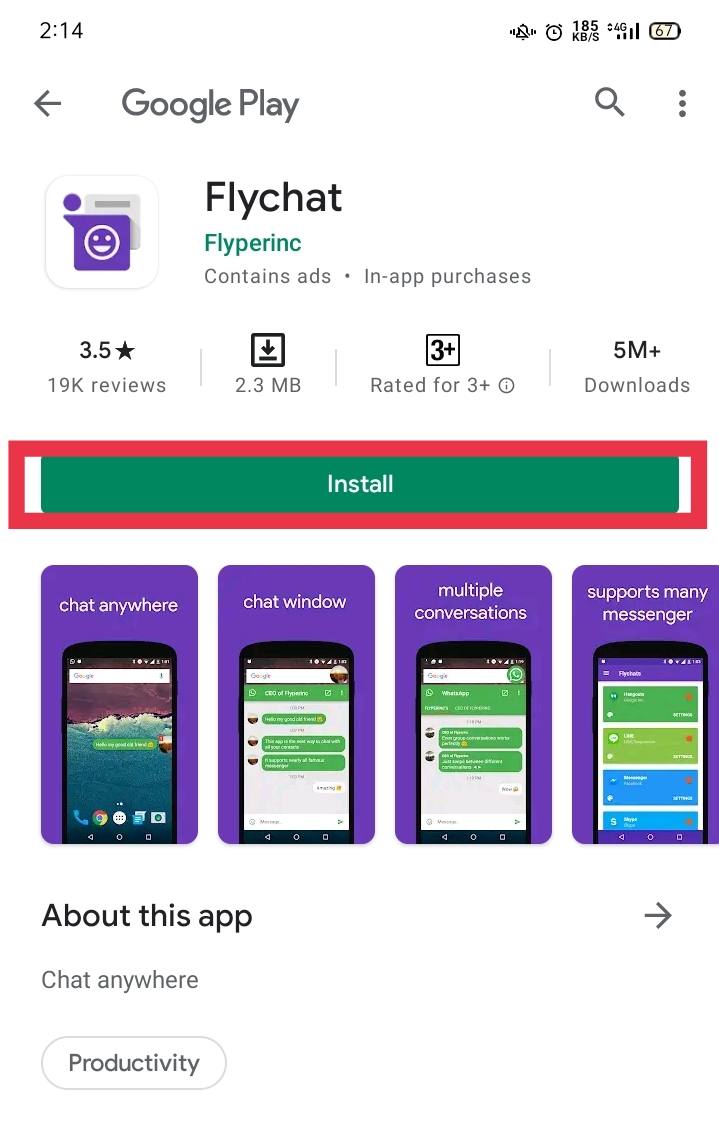 Appear offline while chatting on WhatsApp via Flychat 