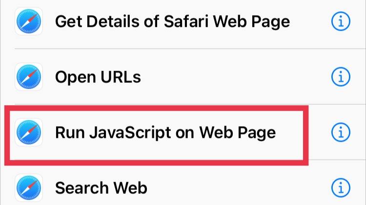 Run JavaScript on Web Page