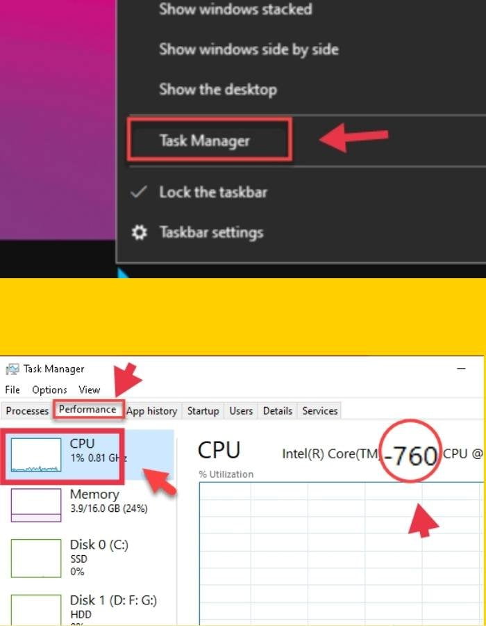 Check the Generation of your PC or Laptop via Task Manager