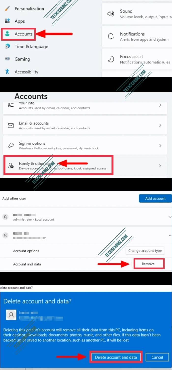 how to unlink microsoft account from computer