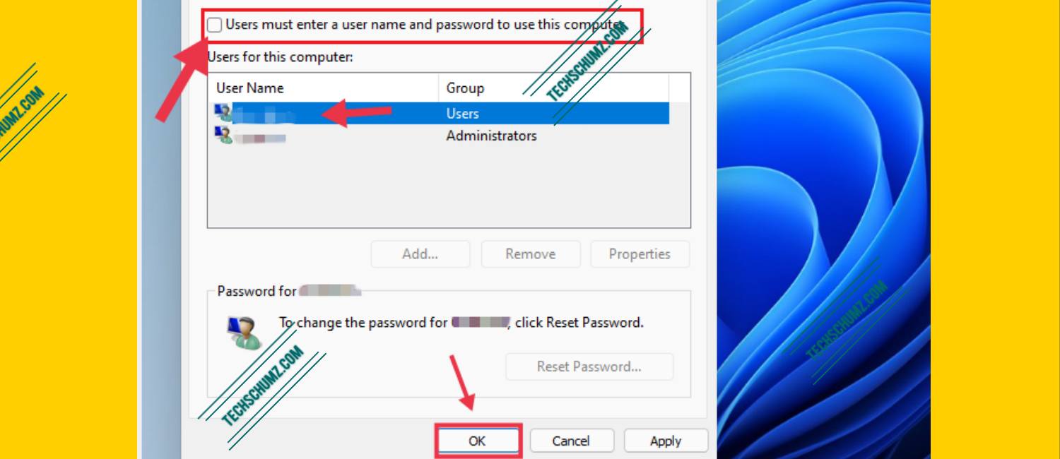 How To Remove User Account Password From Windows 11 Windows 11 Se User ...