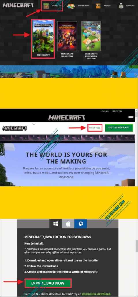 How to Download and Install Minecraft on Windows 11 for Free | Techschumz