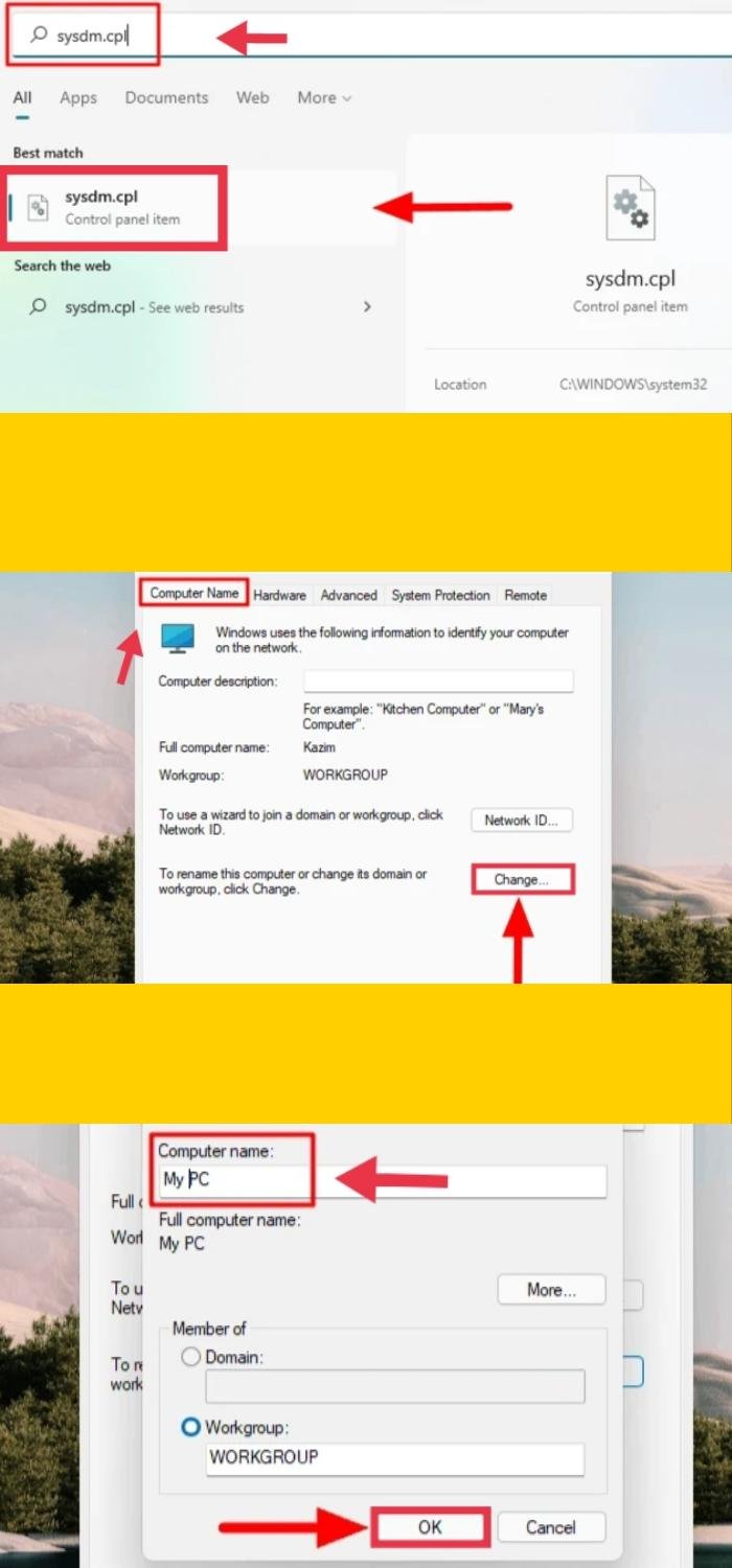 How To Change My Computer Name Windows 11