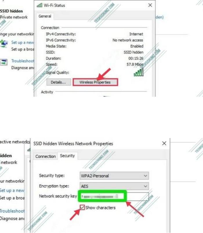 Find Saved WiFi Password on Windows 11 via Control Panel