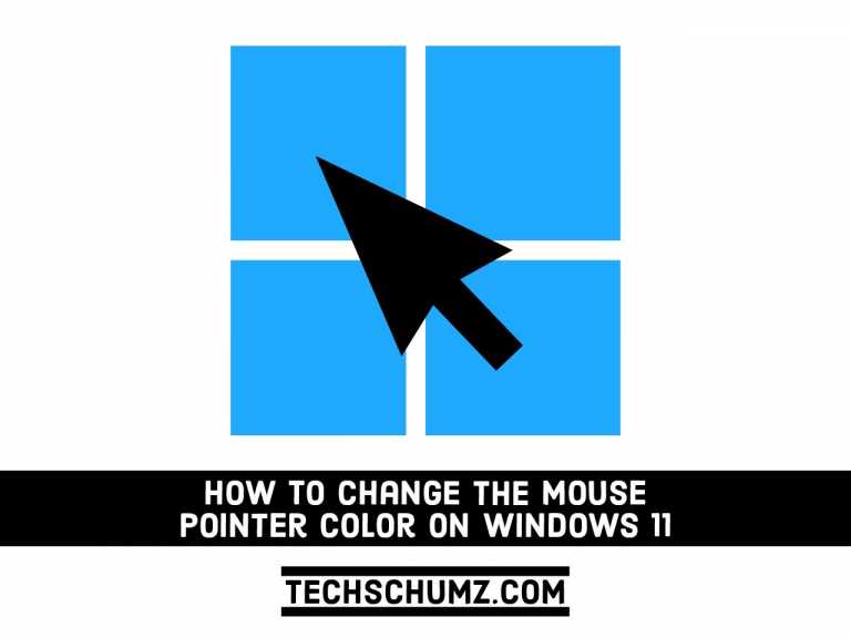 how to change your mouse cursor color