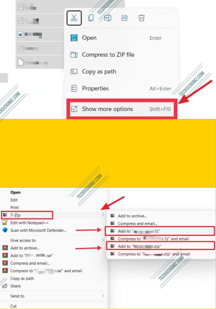How to Zip and Unzip Files or Folders on Windows 11 Techschumz