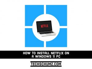 How to Download and Install Netflix on a Windows 11 PC | Techschumz