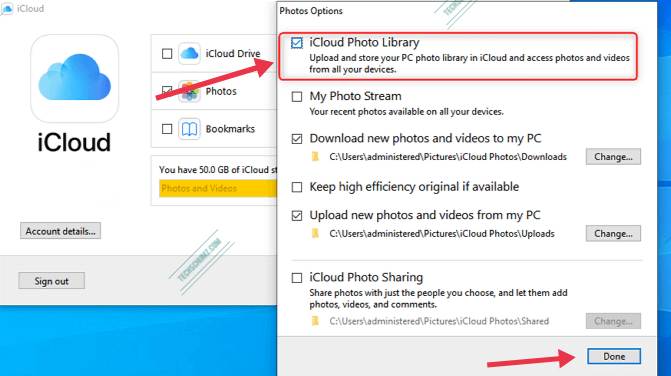 Transfer iPhone or iPad Photos to a Windows 11 Computer via iCloud app