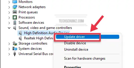 Update driver