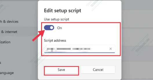 Set up a Proxy Server on a Windows 11 PC using Setup Script