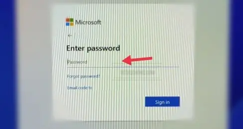 Sign in to Windows account