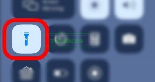 Torch icon on Control Center