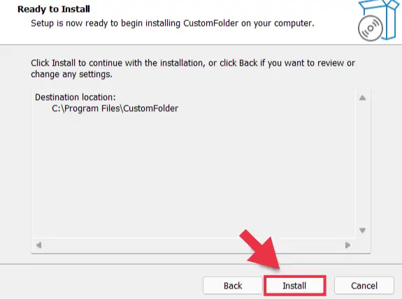 Install CustomFolder on Windows 11
