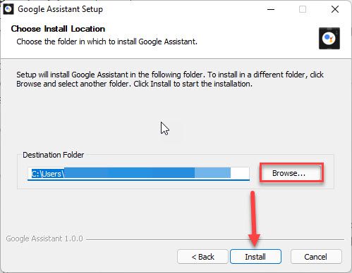 Install Google Assistant Unofficial Windows 11 Client