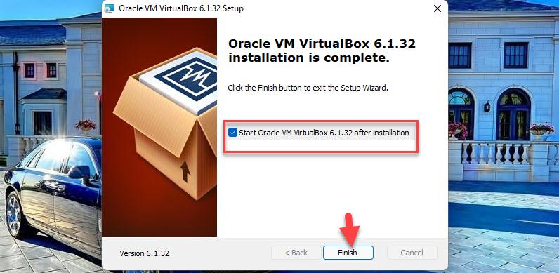 VirtualBox is installed on Windows 11