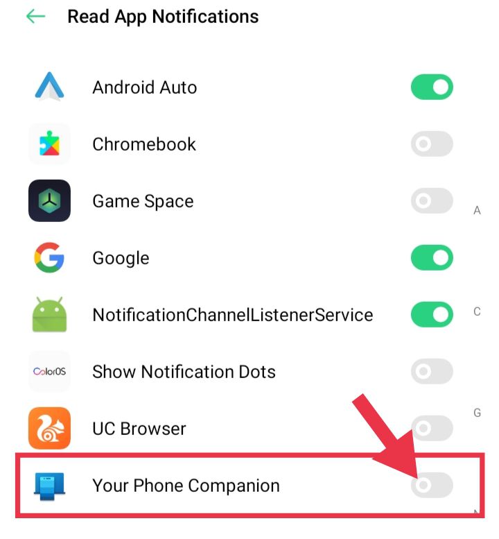 Giving permission to Your Phone Companion