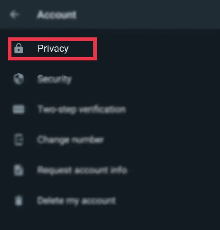 Select privacy