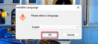 Select the Installer Language