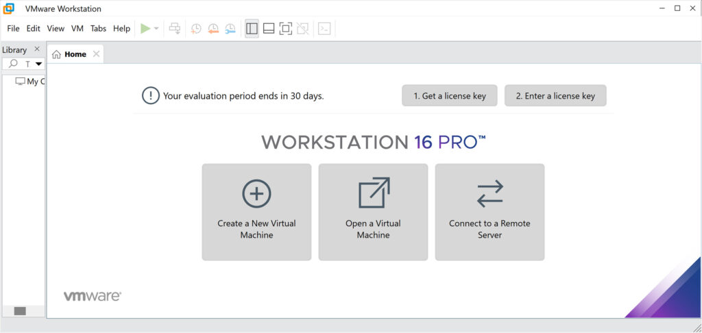 Workstation 16 Pro is running on Windows PC