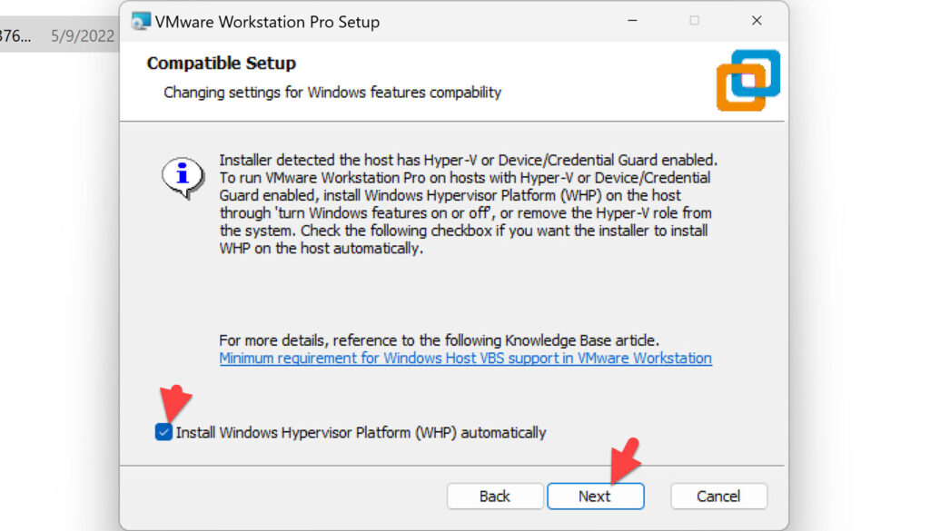 Install Windows Hypervisor Platform