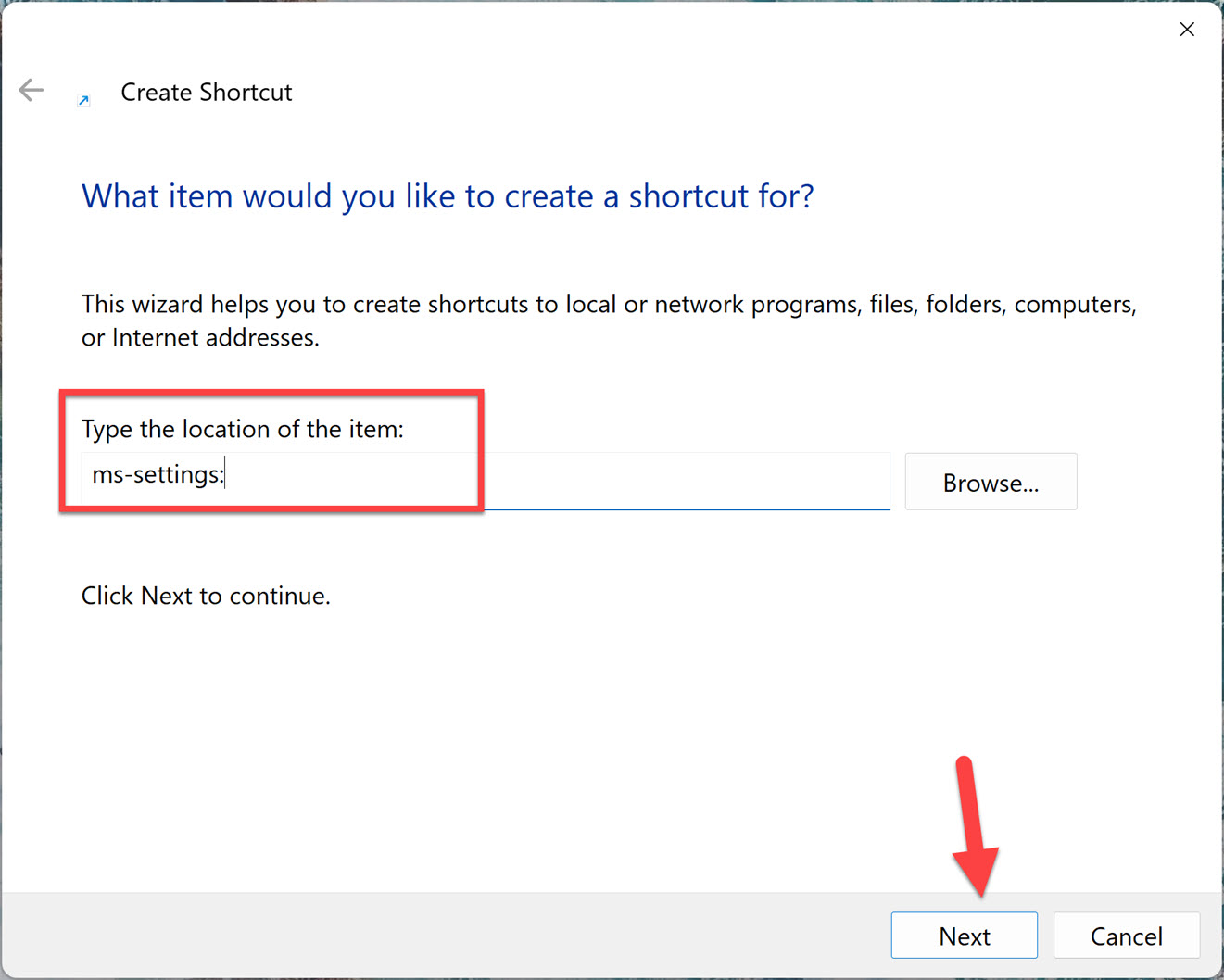 How To Create Desktop Shortcuts for Settings on Windows 11 Techschumz