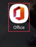 Install the “Microsoft Office” app from the Google play store, then open it on your device to scan and send documents from your Samsung phone.
