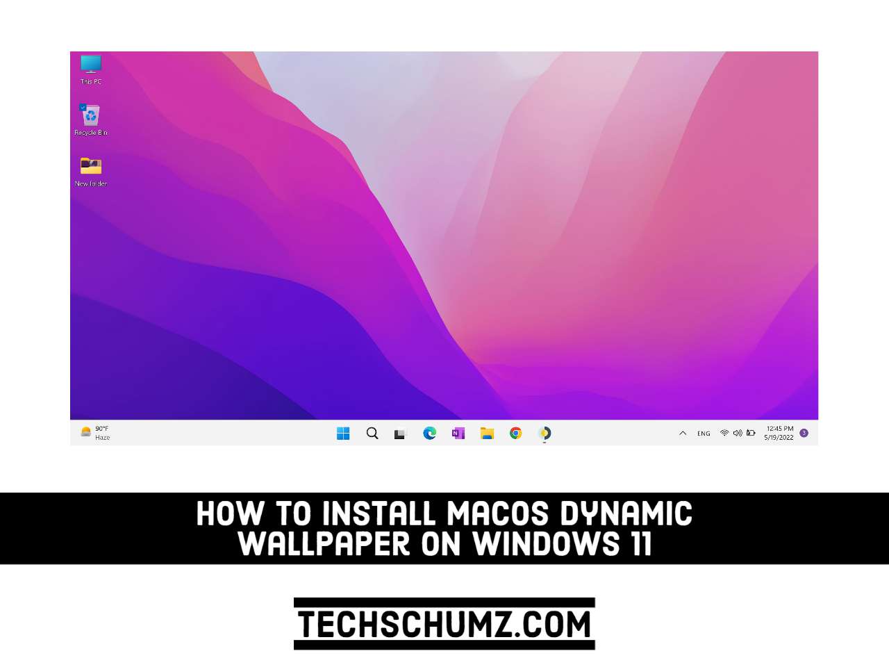 How to get macOS Dynamic Wallpapers on Windows 10/11 - YouTube