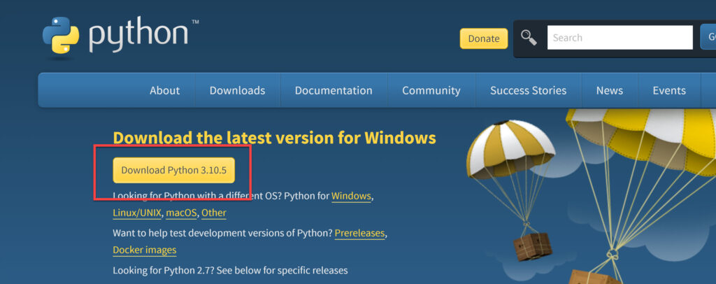 Download Python from its site on your Windows 11 PC