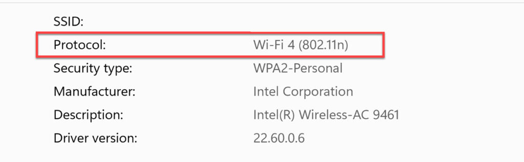 Find out the WiFi Version on a Windows PC or laptop From Settings