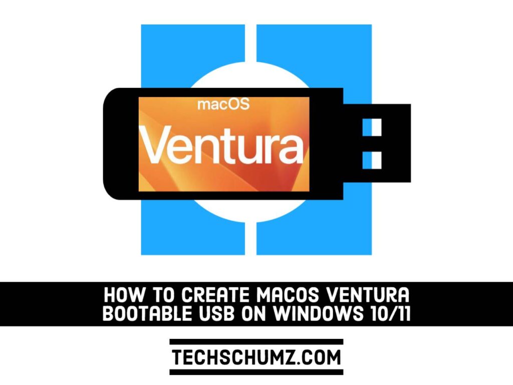create macOS Ventura bootable USB on Windows