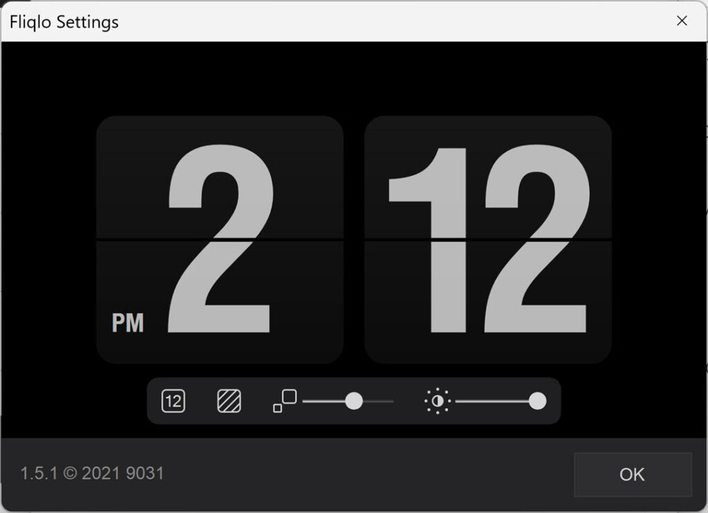 Change the retro flip clock screensaver