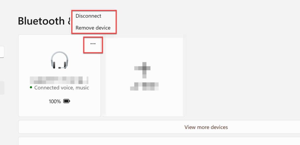 Disconnect or remove Nothing earbuds from your Windows PC or laptop