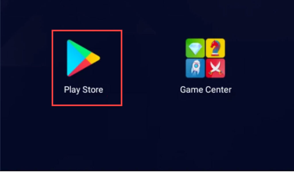 Opening Play Store on BlueStacks on Windows 11