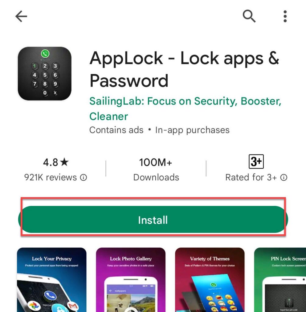 Install AppLock on your Nothing Phone