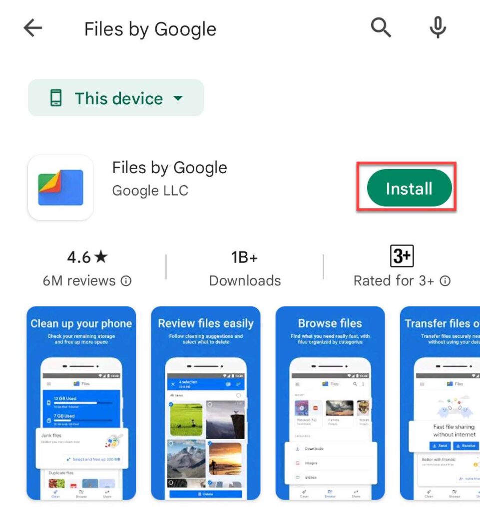 Install Files by Google on your Nothing Phone