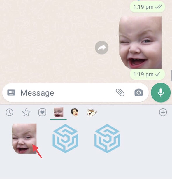 turn yourself into WhatsApp stickers