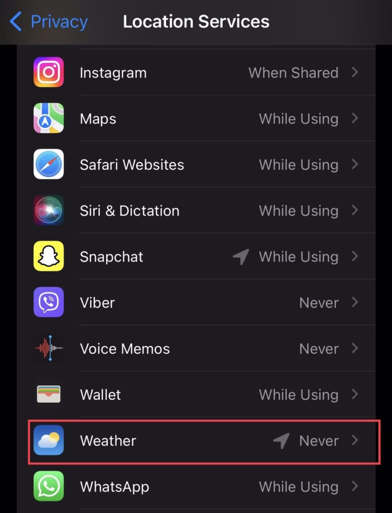 img 1230 How to Change the Weather Location on your iPhone on iOS 16