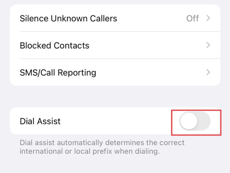 How To Turn Off Dial Assist On Iphone Ios Techschumz