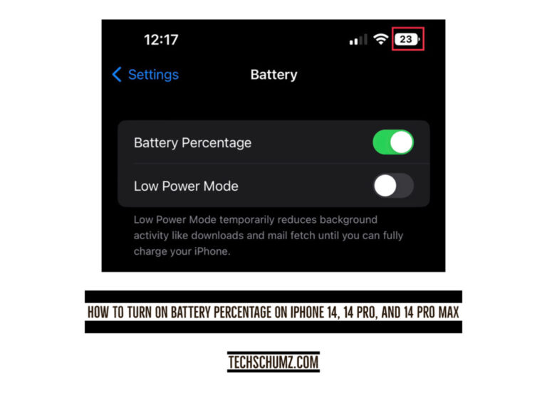 How To Turn On Battery Percentage On iPhone 14, 14 Pro & 14 Pro Max