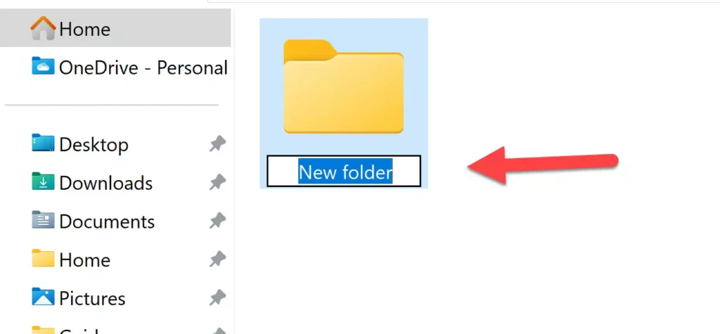 Give your file a name - old context menu
