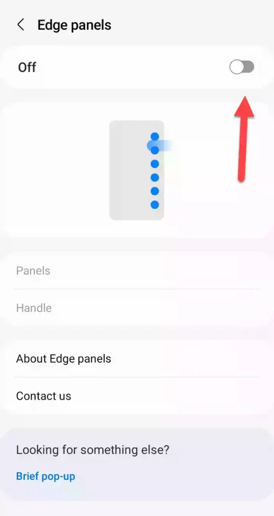 Remove Edge Panels
