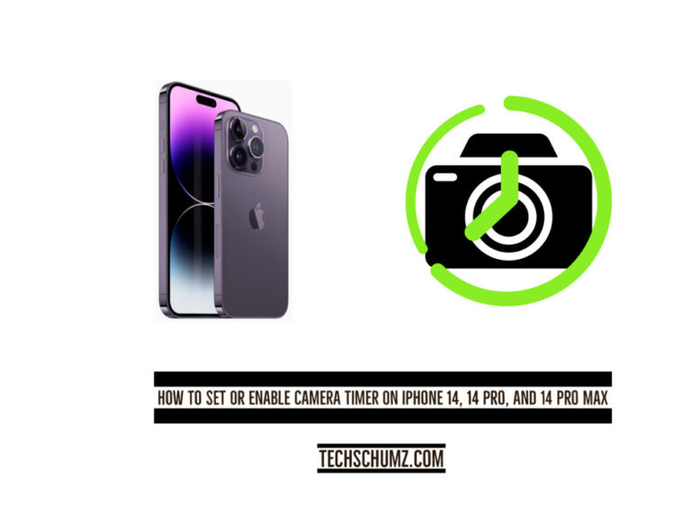 How To Set Or Enable Camera Timer On iPhone 14 Pro/Max | Techschumz