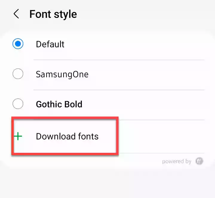 download fonts or select fonts from here