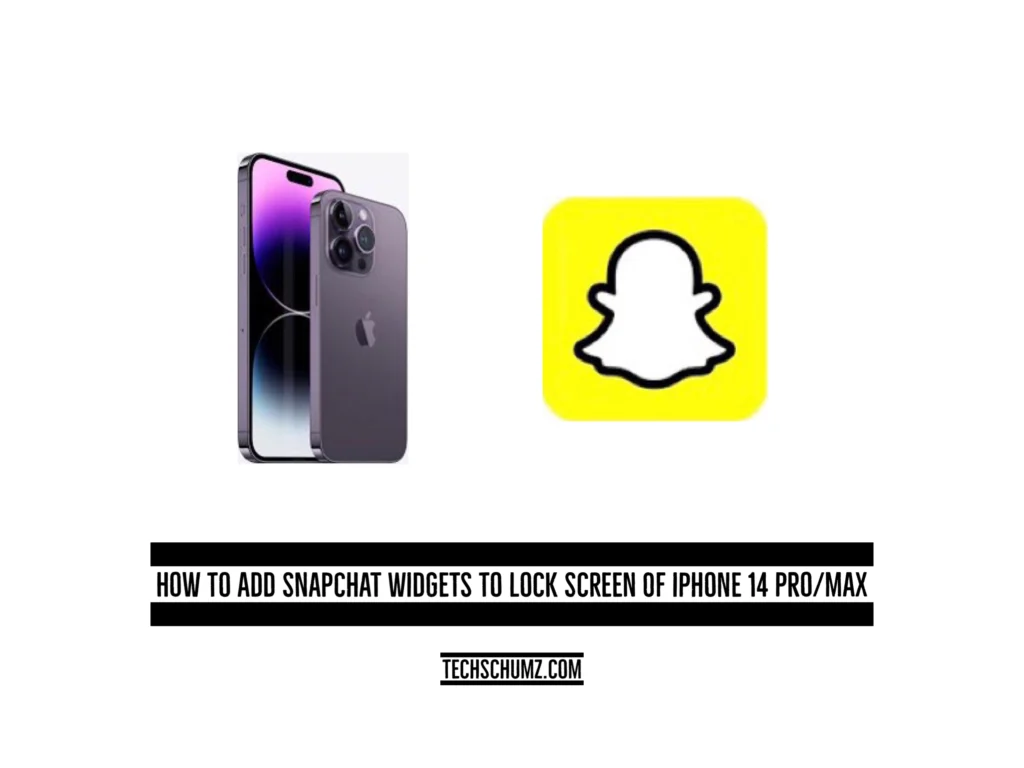 Add Snapchat widgets to lock screen on iphone 14.jpeg How To Add Snapchat Widgets To Lock Screen Of iPhone 14 Pro/Max